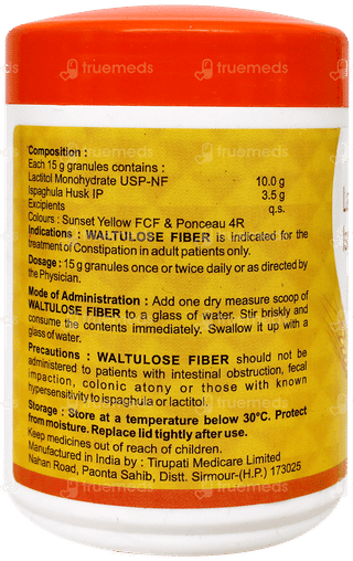 Waltulose Fiber Granules 90Gm